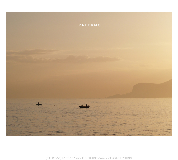 清晨，巴勒莫的渔民在海上捕鱼
